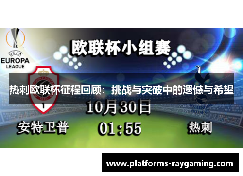 热刺欧联杯征程回顾：挑战与突破中的遗憾与希望