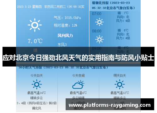 应对北京今日强劲北风天气的实用指南与防风小贴士 应对北京今日强劲北风天气的实用指南与防风小贴士